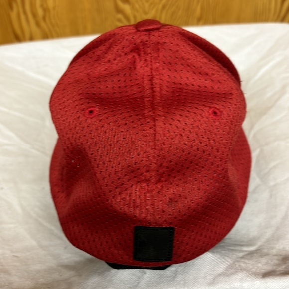 Alpinestars Red W/White Embroidered Logo Flex Back Baseball Hat/Cap  Sm-Med - Picture 2 of 4